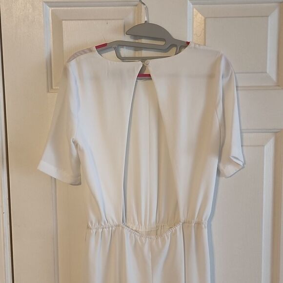 Bcbgmaxazria white jumpsuit sz xs - Picture 5 of 7